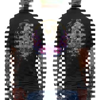 Couronne D'écureuil Et De Fleurs De Printemps Écureuil Amusant Et Mignon T-shirt imprimé au dos - Cadeauxyz