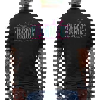 Cpht Certified Pharmacy Technician Tech Teams Medication Men's T-shirt Back Print | Seseable CA