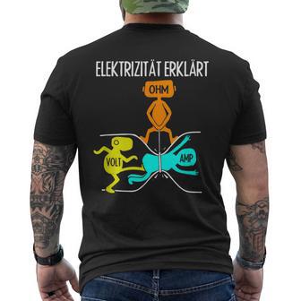 Craftsman Electronics Resistance Electricity Explained T-Shirt mit Rückendruck - Geschenkecke