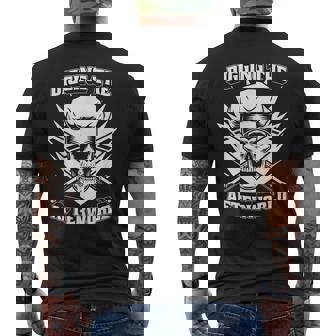 Craneo Chef Cocinero Gourmet Restaurant Cocinar Cocina Camiseta Hombre Estampado Espalda - Regaloses