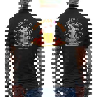 Crawfish And Beer That's Why I'm Here Crawfish Lobster Men's T-shirt Back Print - Seseable
