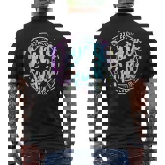 Crazy Proud Tie Dye Dance Aunt Dancing Dancer Auntie Life Men's Back Print T-Shirt - Monsterry