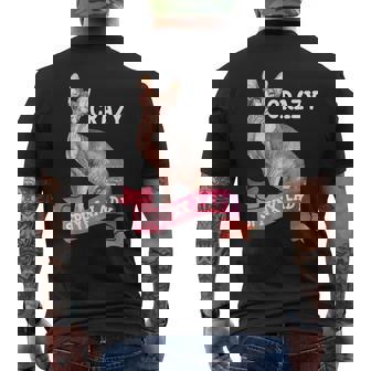 Crazy Sphynx Lady Sphinx Cat Lovers Raza Gato Gato Camiseta Hombre Estampado Espalda - Regaloses