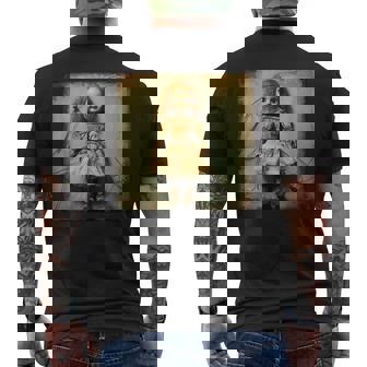 Creepy Haunted Doll Vintage Horror Nightmare Doll Men's T-shirt Back Print - Thegiftio UK