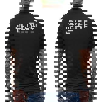 Croire Motivationnel Croire Motivation T-shirt imprimé au dos - Cadeauxyz