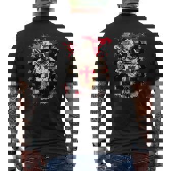 Croix Templier Chevaliers Templiers Chrétiens T-shirt imprimé au dos - Cadeauxyz