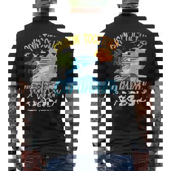 Cruisin Together Caribbean Cruise 2025 Family Vacation Men's Back Print T-Shirt - Monsterry