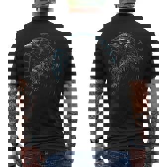 Cuervo Orgulloso Mitología Nórdica Cuervo De Odin Para Hombreikingo Camiseta Hombre Estampado Espalda - Regaloses