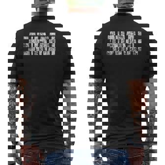Culturismo Con Texto En Inglés Bodybuilding Muscle Animal Camiseta Hombre Estampado Espalda - Regaloses