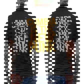Cumbia Es El Nuevo Punk Bold Sin Mangas Camiseta Hombre Estampado Espalda - Regaloses