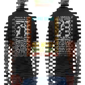 Cumpleaños Feliz 71 Años Feliz 71 Años Regalos Originales Camiseta Hombre Estampado Espalda - Regaloses
