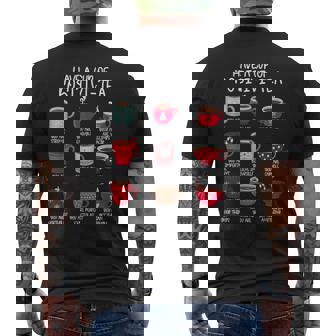 Have A Cup Of Positive Tea Counselor Affirmation Christmas Men's Back Print T-Shirt - Monsterry