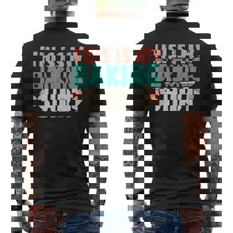 Cupcake & Cookie Baking Crew Decorator Chef Pastry Baker Men's Back Print T-Shirt - Monsterry