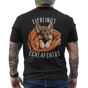 Cute Dog Official Favourite Sleep Shepherd T-Shirt mit Rückendruck - Geschenkecke