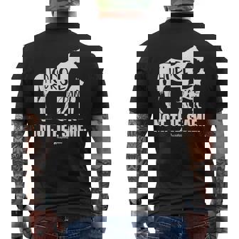 Cute Great Dane Top Dog Mom Horse Dane Not The Same Men's Back Print T-Shirt - Monsterry