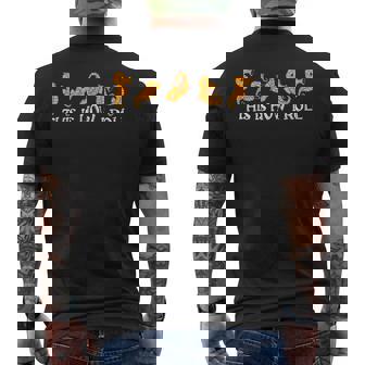 Cute Seahorse Lover Kids How I Roll Seahorse Men's Back Print T-Shirt - Monsterry