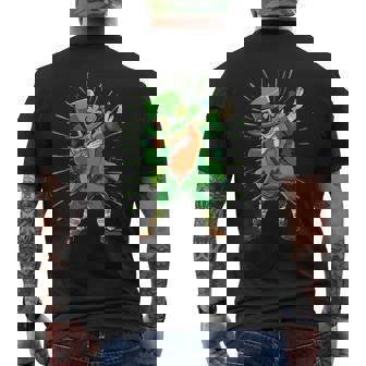 Dabbing Leprechaun Trèfle Trèfle Saint Paddy St Patrick's T-shirt imprimé au dos - Cadeauxyz