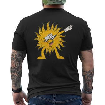 Dabbing Sun Summer Fun T-Shirt mit Rückendruck - Geschenkecke