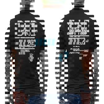 Dad Est 2025 Promoted To Dad 2025 Daddy Established 2025 Men's T-shirt Back Print - Thegiftio