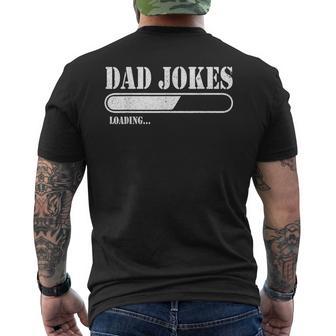 Dad Jokes Loading T-Shirt mit Rückendruck - Geschenkecke