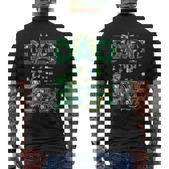 Dad Of The Three Rex Birthday Dinosaur Family Matching Men's T-shirt Back Print - Thegiftio