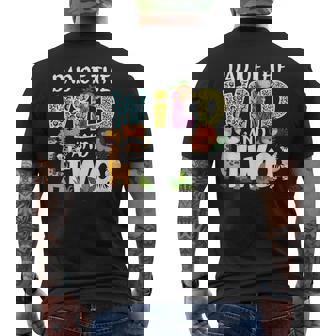 Dad Of The Wild And Two Zoo Safari Jungle Birthday Camiseta Hombre Estampado Espalda - Regaloses