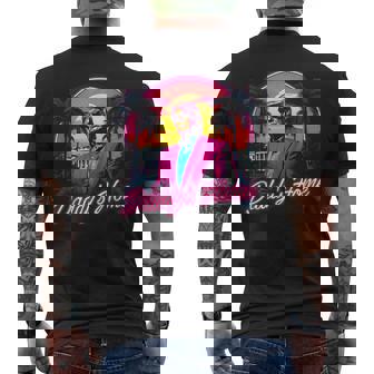 Daddys Home House Trump Pink 2025 Retro 90's Tank Top Men's Back Print T-Shirt - Monsterry
