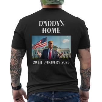 Daddy's Home Trump Trump Inauguration Party Supplies Men's T-shirt Back Print - Thegiftio UK