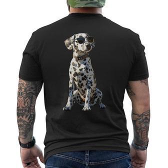 Dalmatian With Sunglasses Dogs I Love Dalmatian T-Shirt mit Rückendruck - Geschenkecke