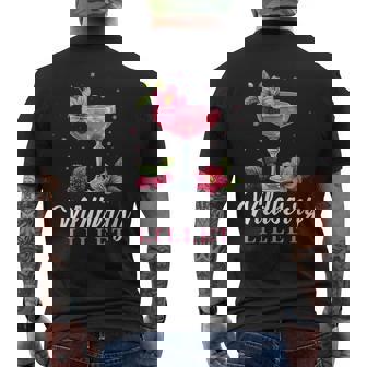 Damen Sommer Cocktail Party Wildberry Lillet Damen Mit-Ausschnitt T-Shirt mit Rückendruck - Geschenkecke