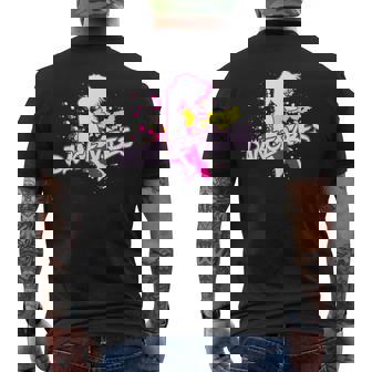 Dance Vibe Dance Cheerleading Men's Back Print T-Shirt - Monsterry