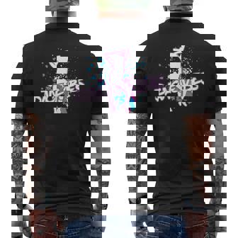 Dance Vibes-Ballet Cheerleader Gymnastics Dancer Men's Back Print T-Shirt - Monsterry