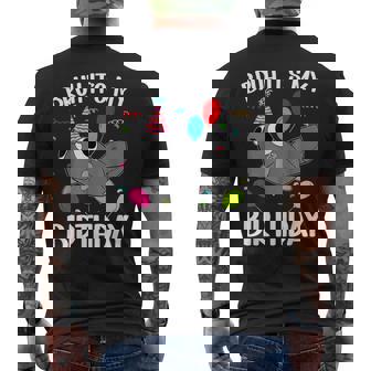 Dandy's World Birthday It's My Birthday Pebble Dandy's World Men's T-shirt Back Print - Monsterry