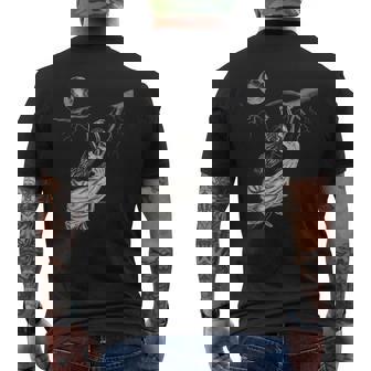 Danser La Nuit Avec La Lumière De L'arbre Et De La Lune L'arbre De Lumière T-shirt imprimé au dos - Cadeauxyz