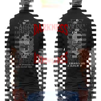 The Darkness In Me Acknowledges The Darkness Goth Skull Art Tank Top Men's Back Print T-Shirt - Monsterry