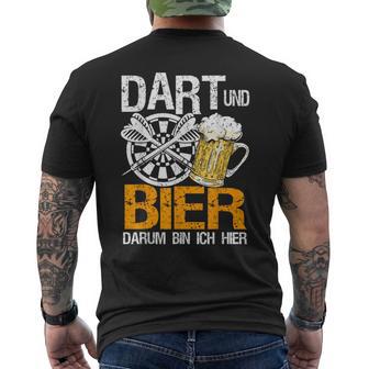 Dart Und Bier Das Gönn Ich Mir Darter Dart Player Jersey T-Shirt mit Rückendruck - Geschenkecke