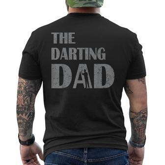 The Darting Dad Dartsport Darter Sprüche Dartboard T-Shirt mit Rückendruck - Geschenkecke