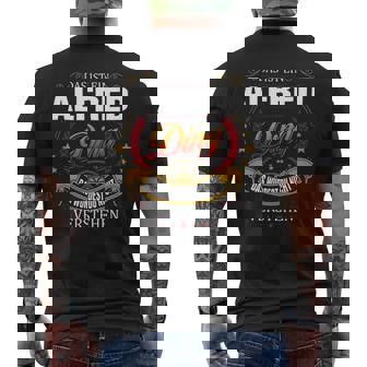 Das Ist Ein Alfred Ding Das Würdest Du Nicht Verstehen Alfred Name T-Shirt mit Rückendruck - Seseable