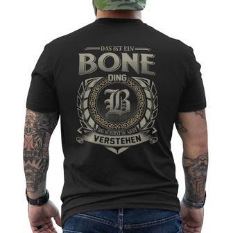 Das Ist Ein Bone Ding Bone Name T-Shirt mit Rückendruck - Geschenkecke