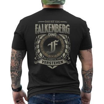 Das Ist Ein Falkenberg Ding Falkenberg Name T-Shirt mit Rückendruck - Geschenkecke