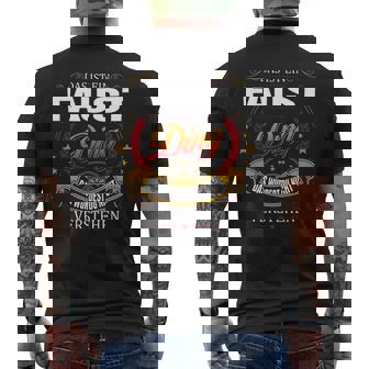Das Ist Ein Faust Ding Das Würdest Du Nicht Verstehen Faust Name T-Shirt mit Rückendruck - Seseable