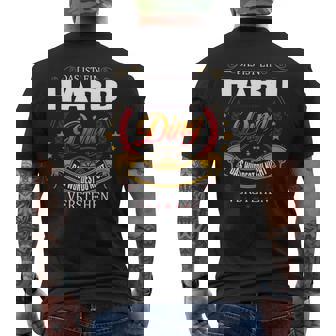 Das Ist Ein Hard Ding Das Würdest Du Nicht Verstehen Hard Name T-Shirt mit Rückendruck - Seseable
