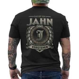 Das Ist Ein Jahn Ding Jahn Name T-Shirt mit Rückendruck - Geschenkecke