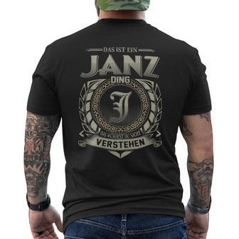 Das Ist Ein Janz Ding Janz Name T-Shirt mit Rückendruck - Geschenkecke