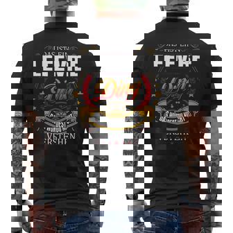 Das Ist Ein Lefevre Ding Das Würdest Du Nicht Verstehen Lefevre Name T-Shirt mit Rückendruck - Seseable