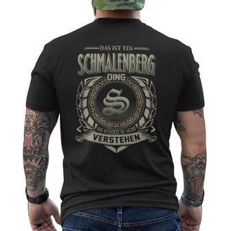 Das Ist Ein Schmalenberg Ding Schmalenberg Name T-Shirt mit Rückendruck - Geschenkecke