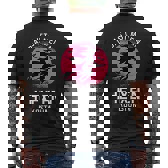 Das Ist Mein Hexen Costume Witch Costume Carnival Fancy Dress T-Shirt mit Rückendruck - Geschenkecke