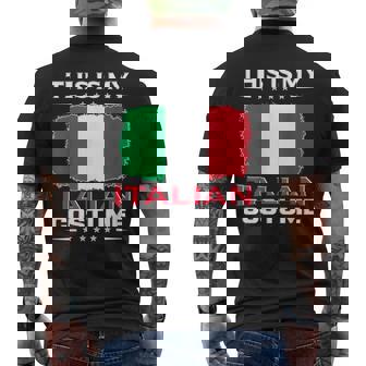 Das Ist Mein Italienisches Kostüm Italy T-Shirt mit Rückendruck - Geschenkecke