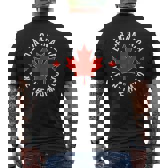 Dear Canada We Hate Him Too Anti Trump Polical Protest Men's T-shirt Back Print - Thegiftio