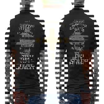 Dear Person Behind Me Tap My Shoulder If You Need Prayer Men's Back Print T-Shirt - Monsterry
